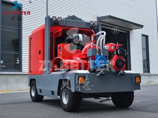 大流量防汛排澇移動(dòng)泵車